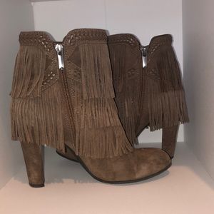 Sam Edelman Fringe Booties